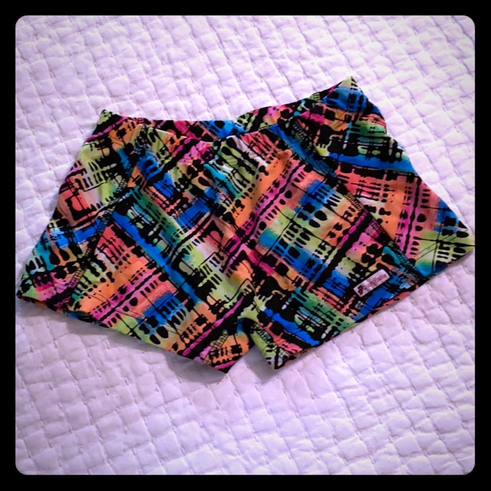 Girls Crazy Pants Cheer Shorts